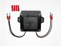 Steuerger�t 9V mit Steckanschl�ssen, schwarz